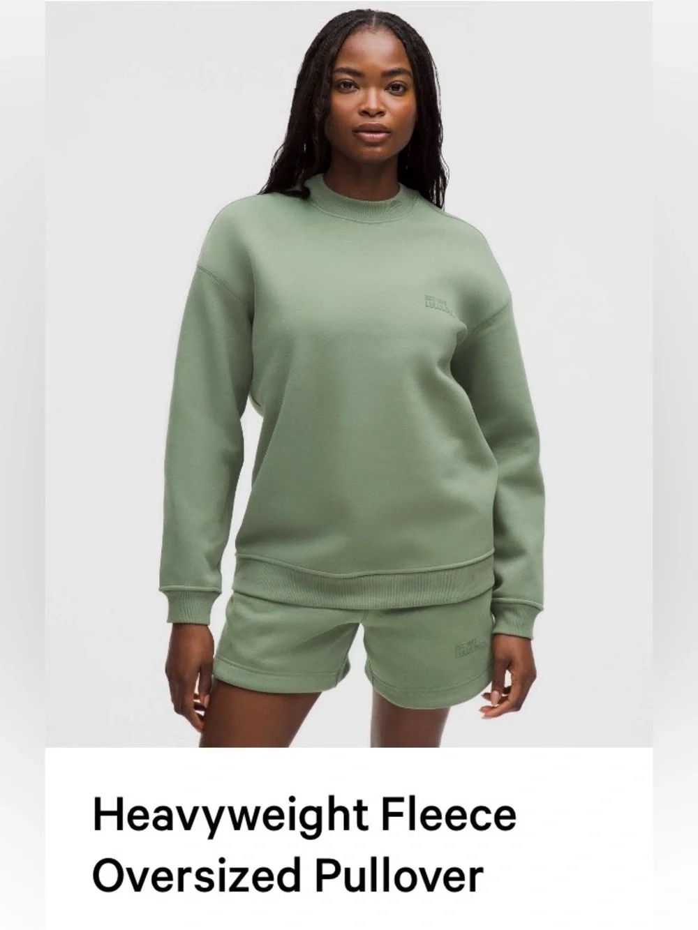 Heavyweight Fleece Oversized Pullover